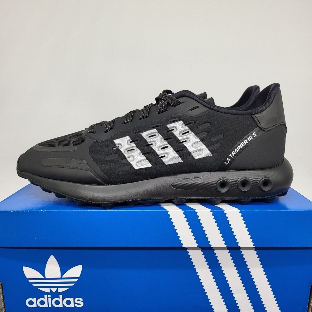 New Adidas Originals La Trainer 3 III (GY7493) Men's Training Shoes Black Size 9